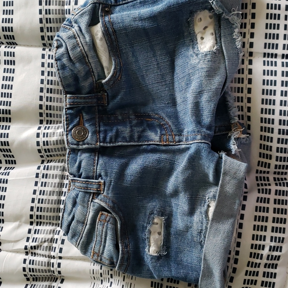 Girls Cat And Jack Jean Shorts